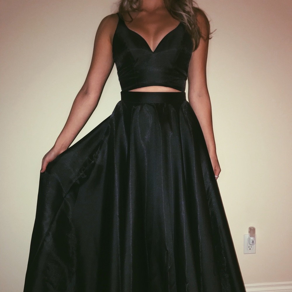 Black Sherri Hill Ball Gown